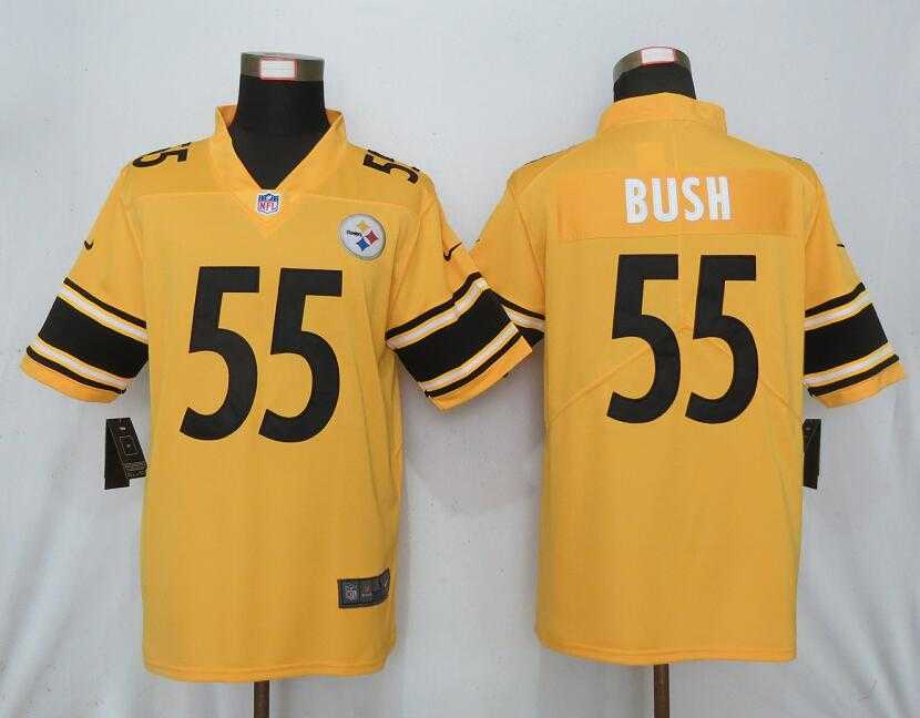 Nike Pittsburgh Steelers 55 Bush Vapor Untouchable Nike Gold Inverted Legend Jersey,We sell and wholesale Nike Pittsburgh Steelers 55 Bush Vapor Untouchable Nike Gold Inverted Legend Jersey on line form chian!